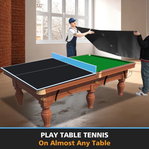 7 X4ft Black Mid-Size Ping Pong Conversion image 13