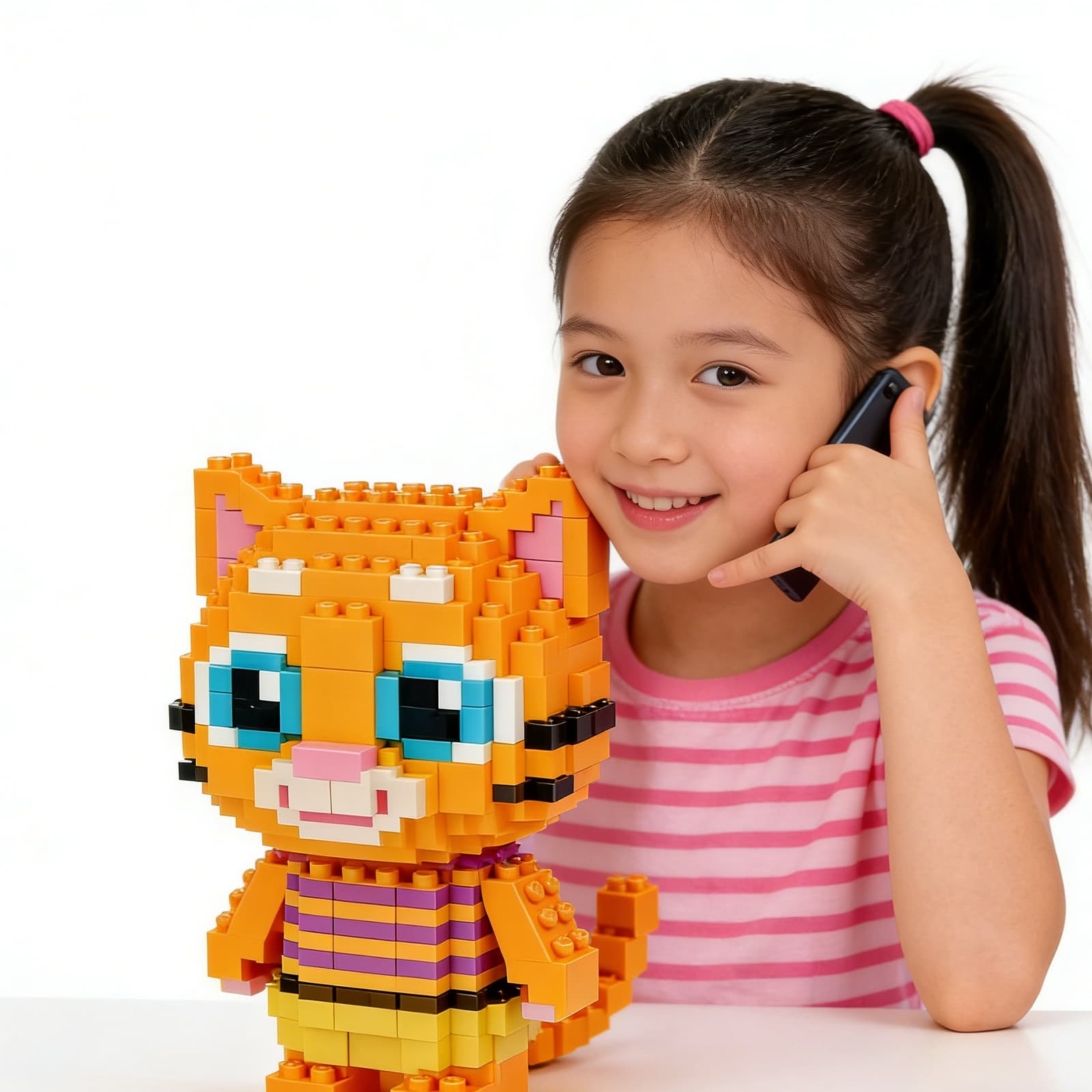Cat Building Block-Brown image 2