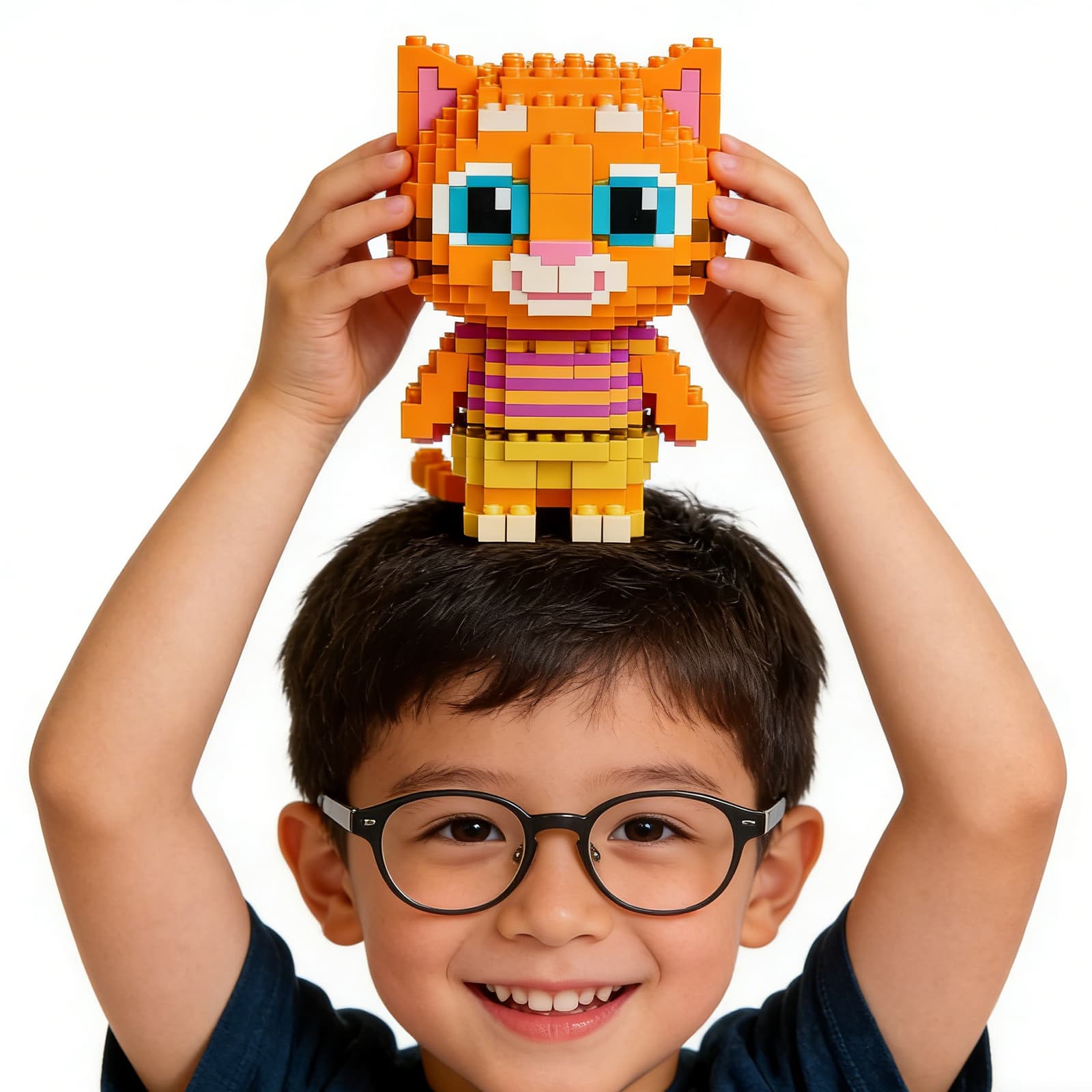 Cat Building Block-Brown image 5
