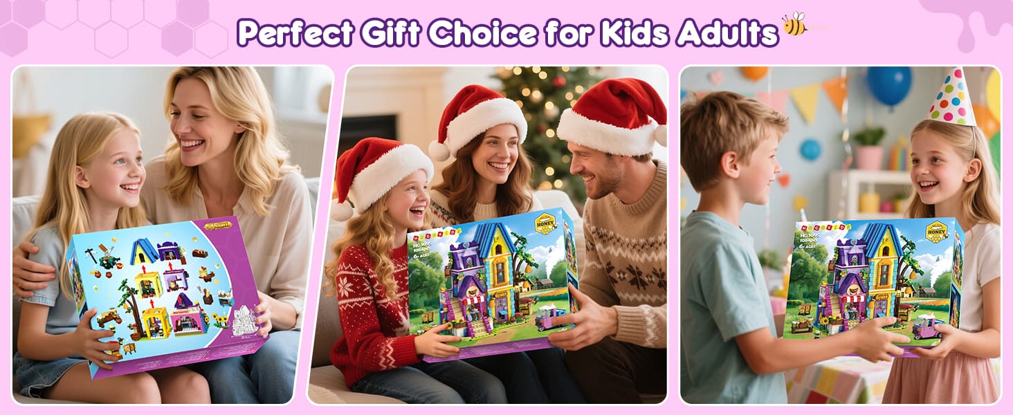 HOGOKIDS Beekeeping & Bakery House Building Toy image 5
