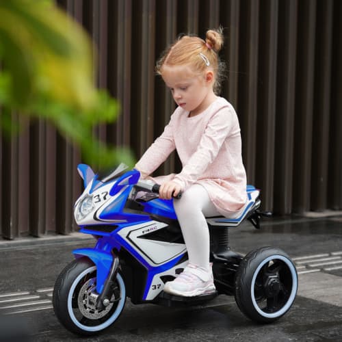 Plastic Red 6V Kids Electric Motorcycle Kids image 4
