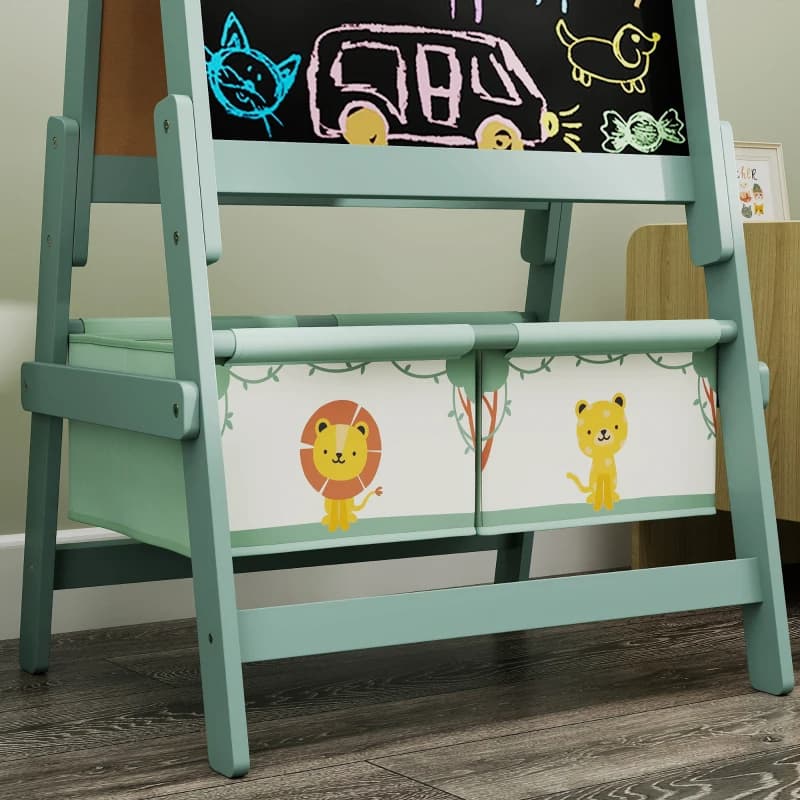 Art Easel For Kids, Double-Sided Whiteboard image 3