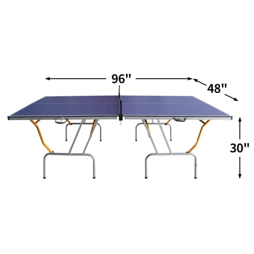 8ft Mid-Size Table Tennis Table Foldable image 3