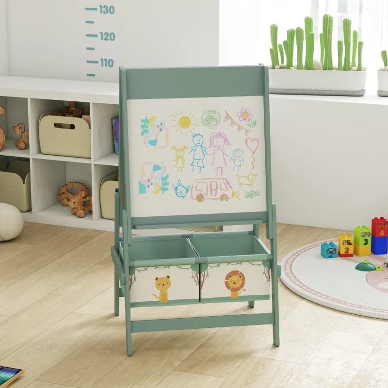Art Easel For Kids, Double-Sided Whiteboard image 8