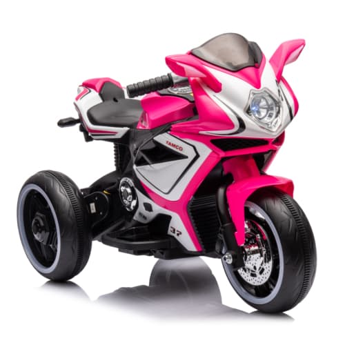 Plastic Red 6V Kids Electric Motorcycle Kids image 17