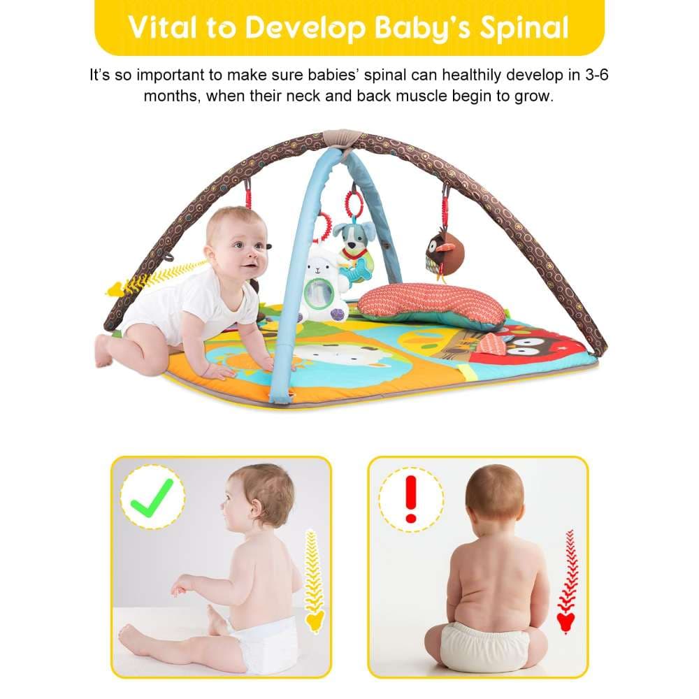 Keeygo Baby Play Mat Zoo Theme Sensory image 7