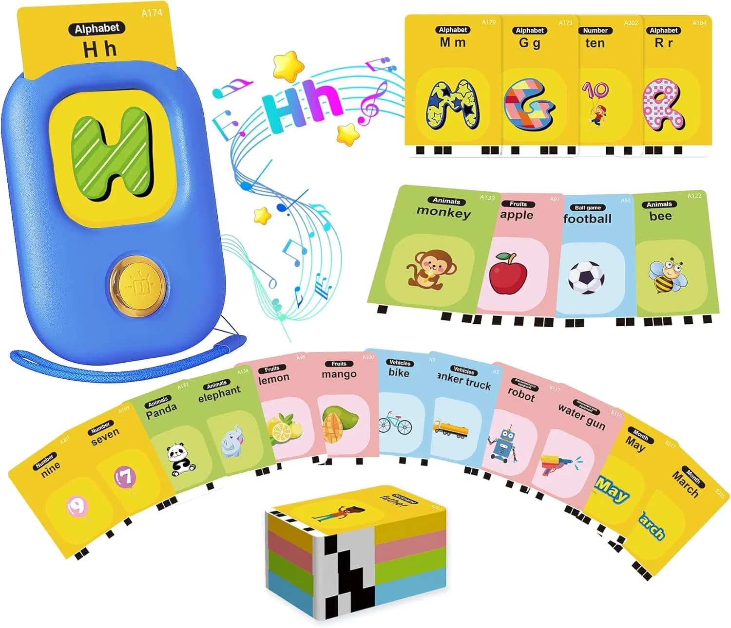Talking Flash Cards,Kids Toddler Flash Cards With image 9