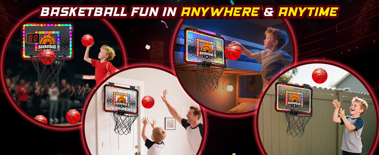 Basketball Hoop Indoor Light Up Basketball Hoops image 9