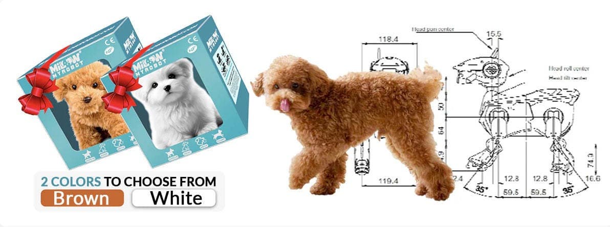 Robot Puppy Short Plush Doll image 4