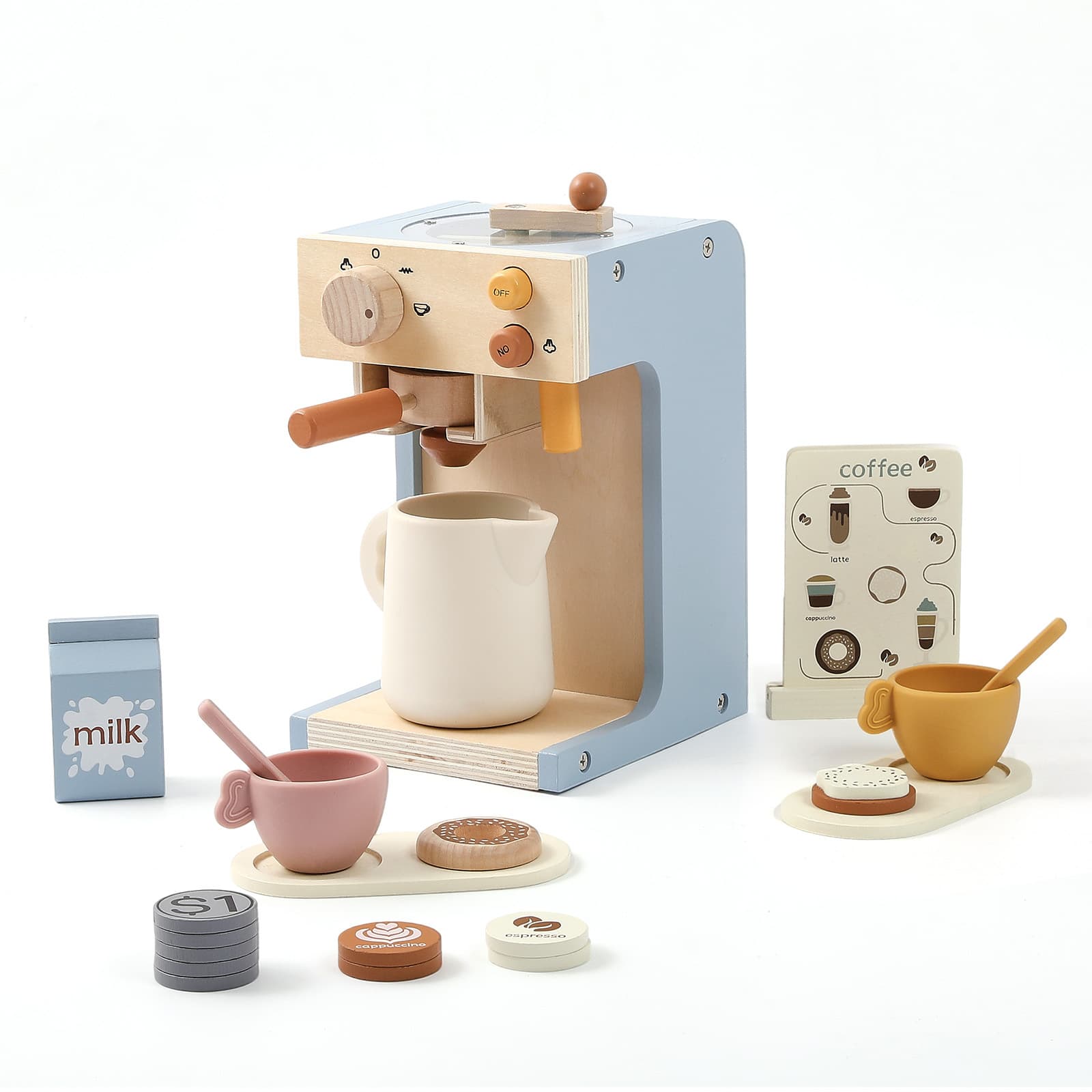 Mini Kitchen Coffee Machine Model Toys image 3