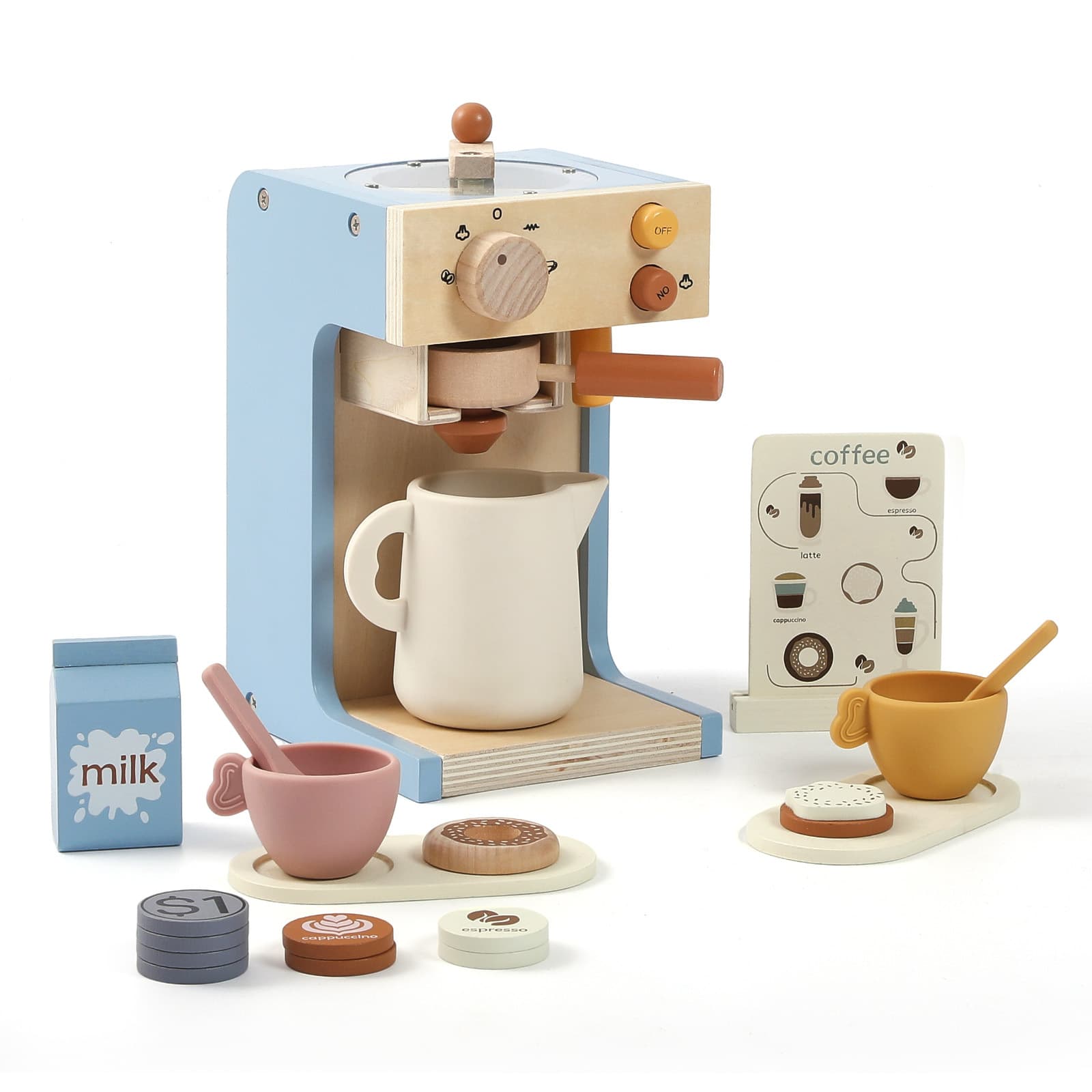 Mini Kitchen Coffee Machine Model Toys image 4