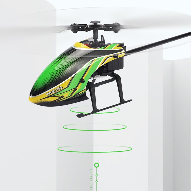 Six-axis Self-stabilizing High 4-channel Helicopter