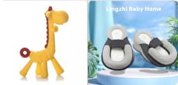 Giraffe Toy for Baby Teether Molar Stick thumbnail 2