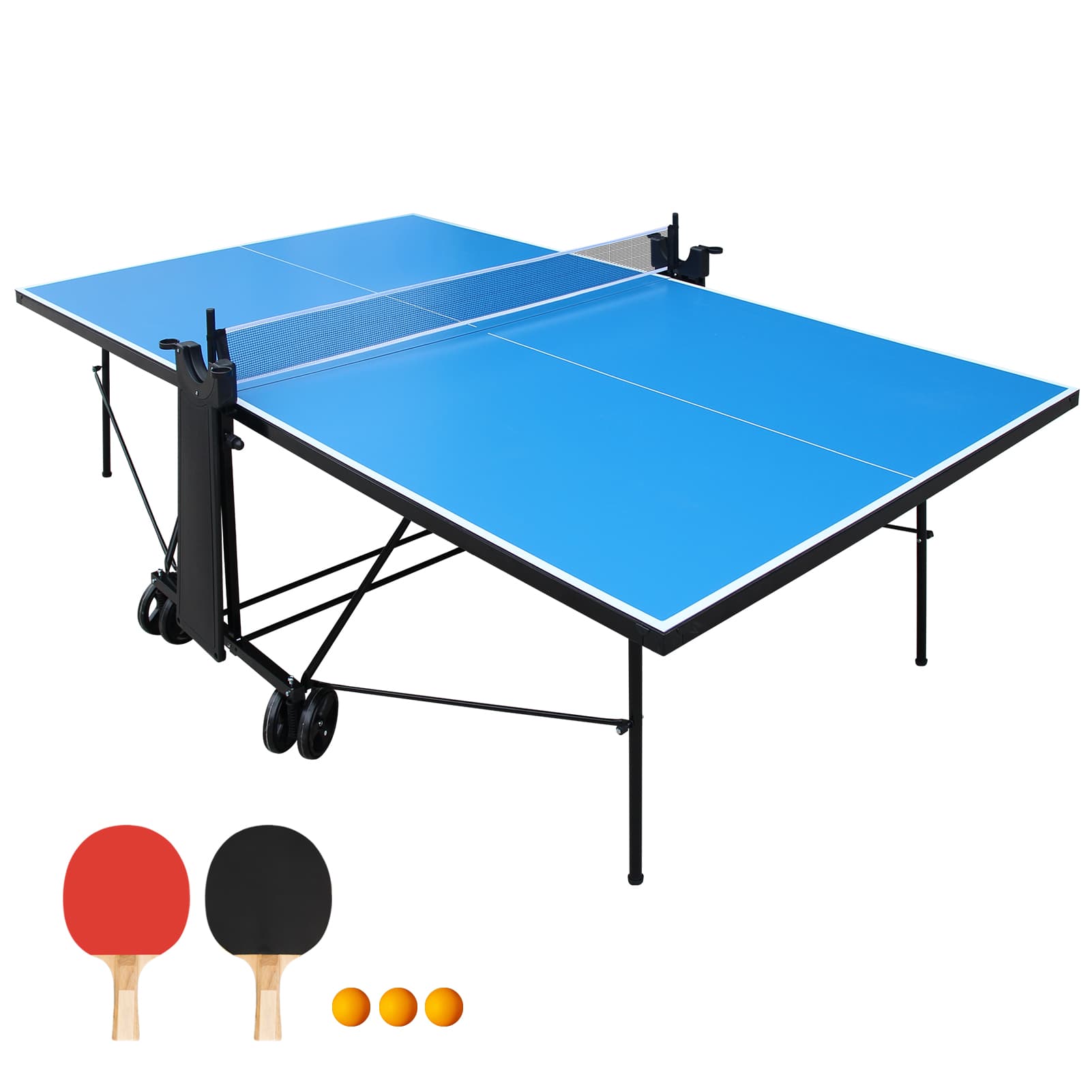 Offical Size Outdoor Table Tennis Table Foldable image 1