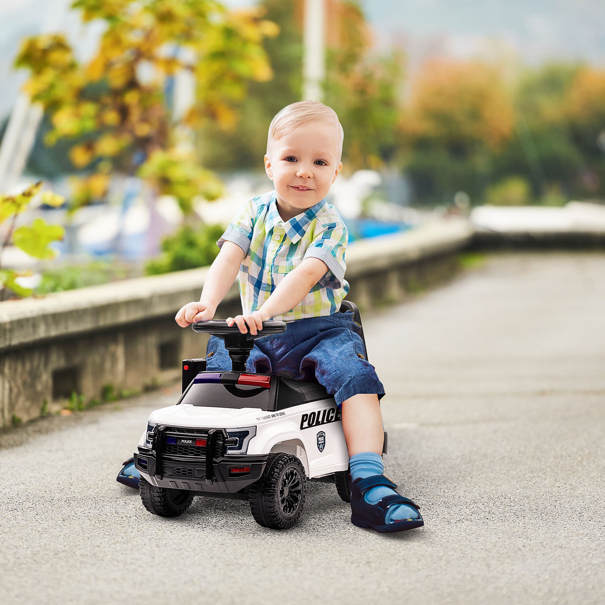 Kids Push Ride On Car with Working image 1