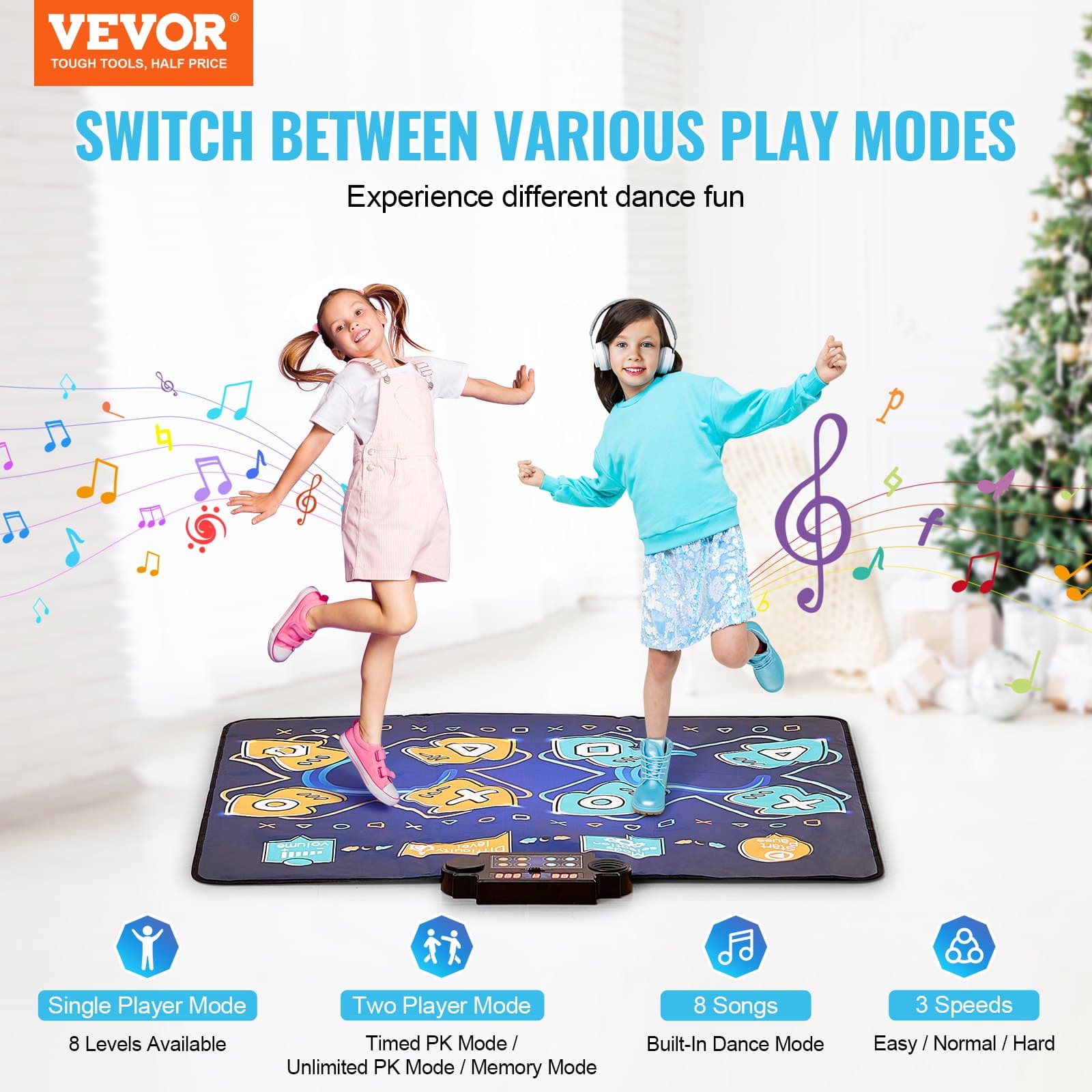 VEVOR Dance Mat For Kids Dance Pad image 1