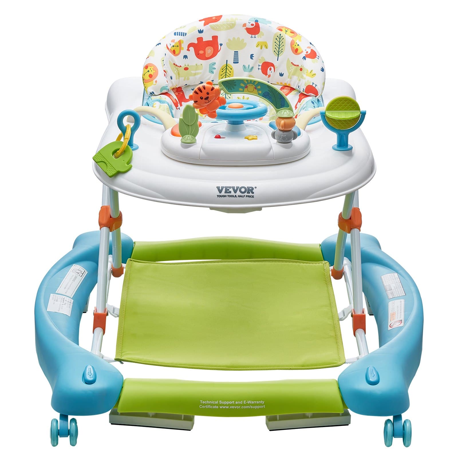4-in-1 Baby Walker, Foldable Baby Activity Center image 1