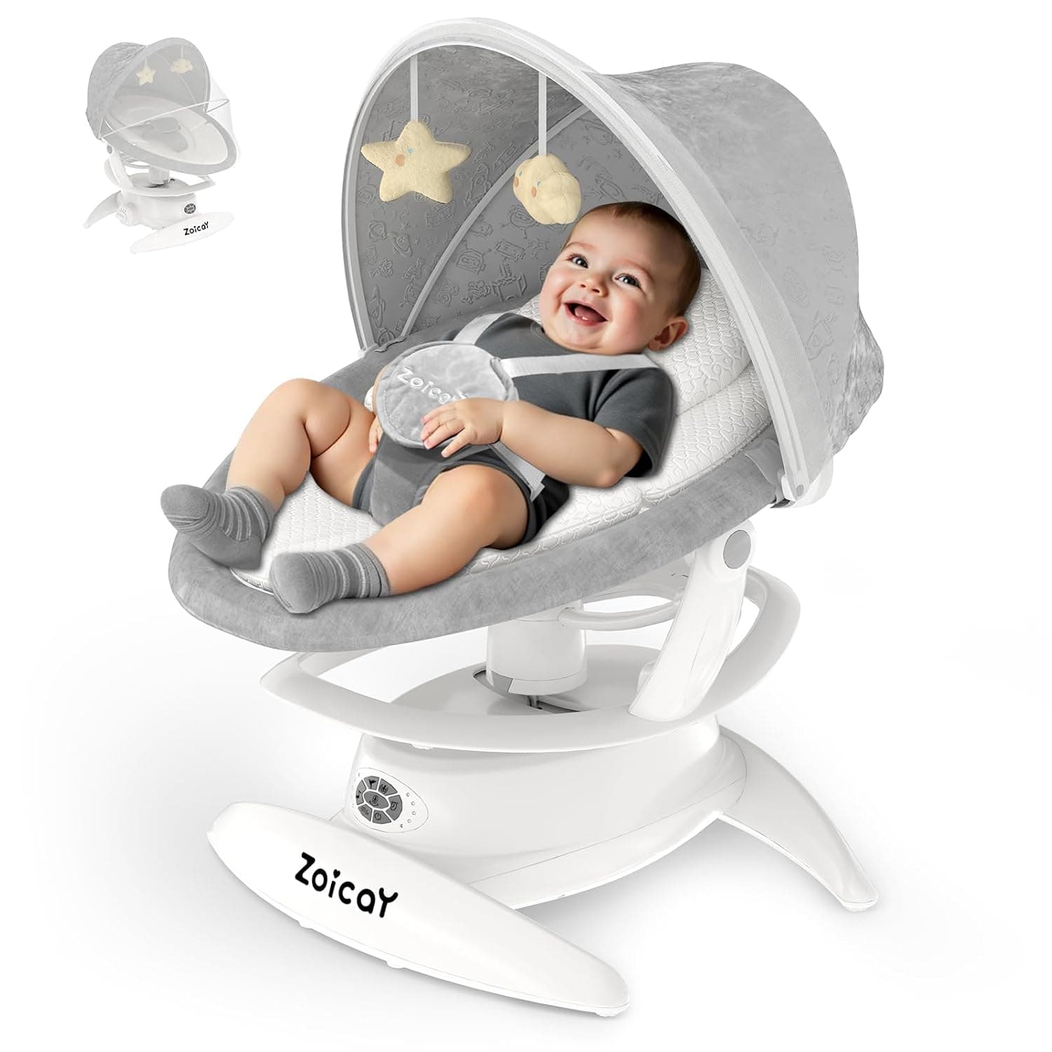 Baby Swing For Infants With Motion Detection image 1