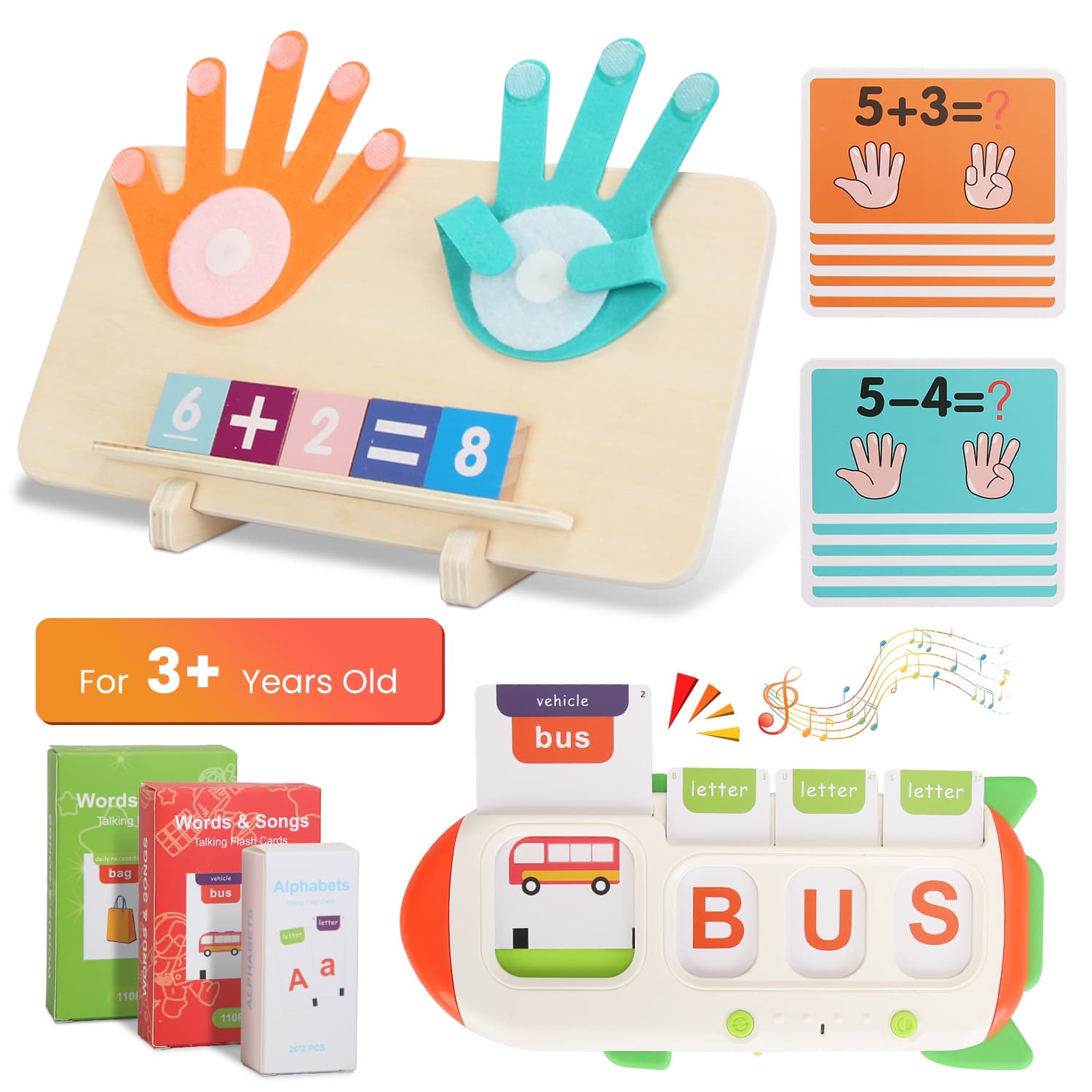 Talking Flash Cards And Finger Counting Math image 1