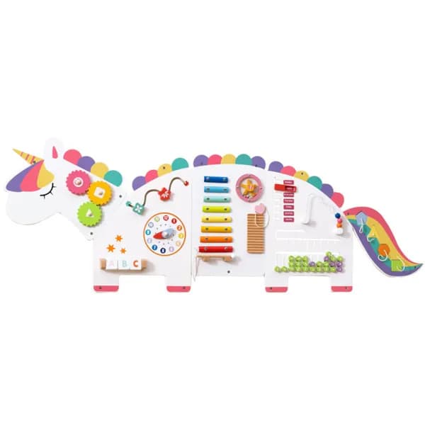 11-in-1 Dinosaur Activity Wall Busy Board Panels image 1