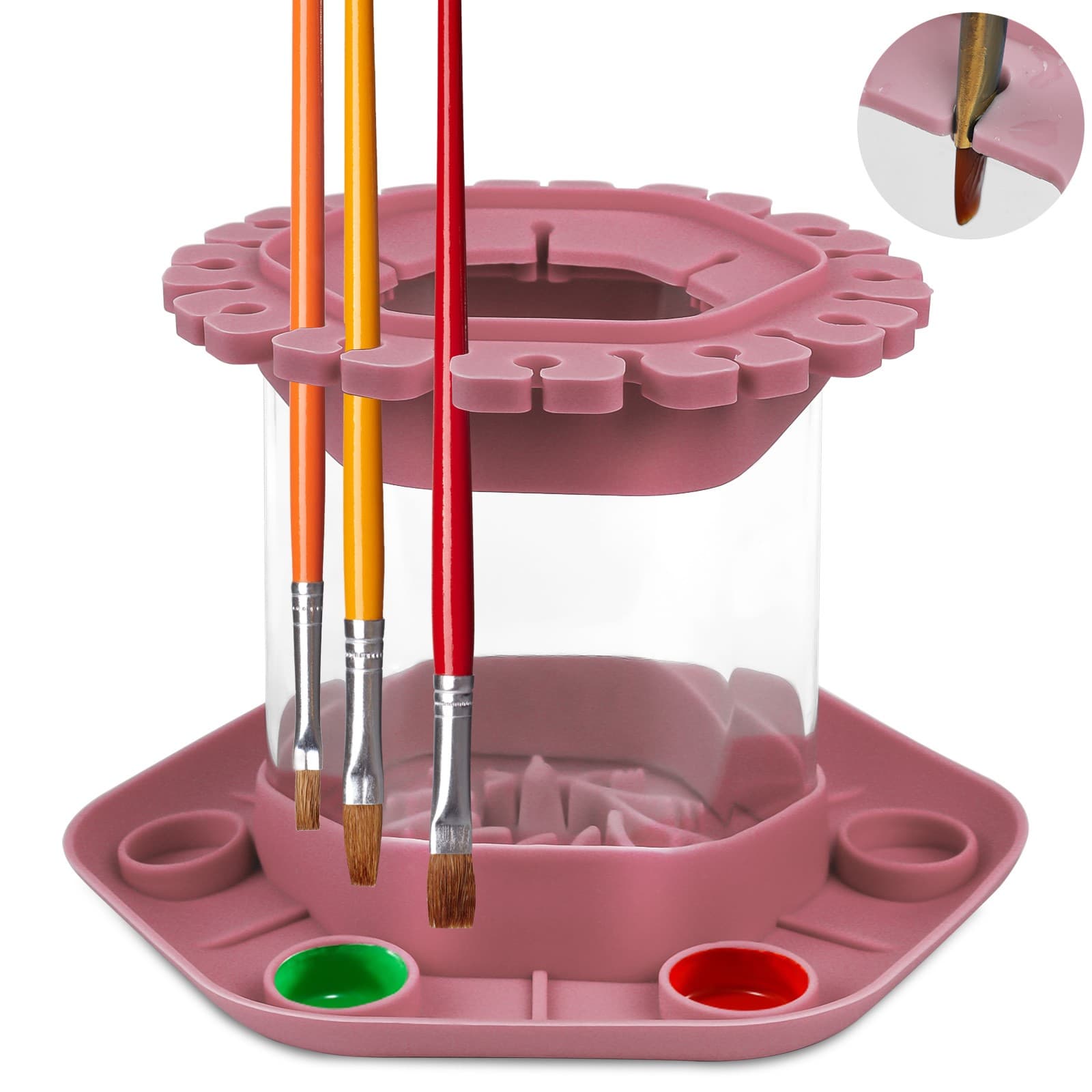 Paintbrush Cleaning Tool, Painting Brush Scrubber Board