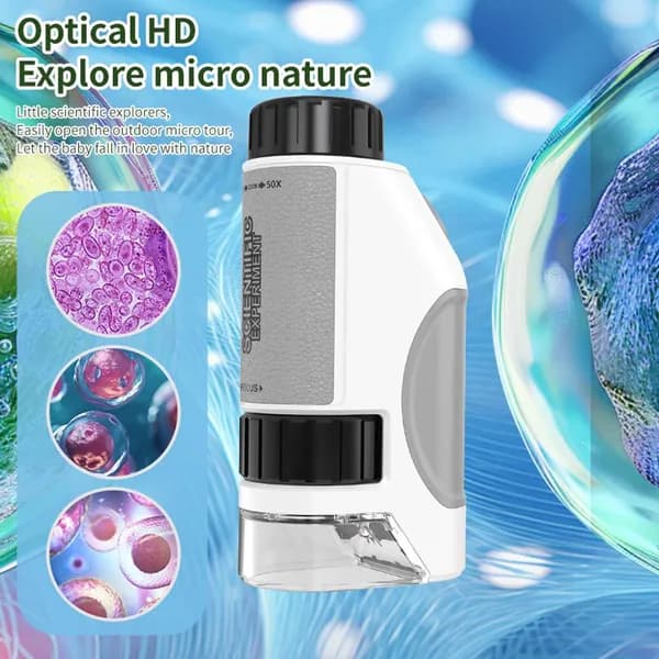 Kids Mini 50X-300X Microscope, Your Little Scientist image 1