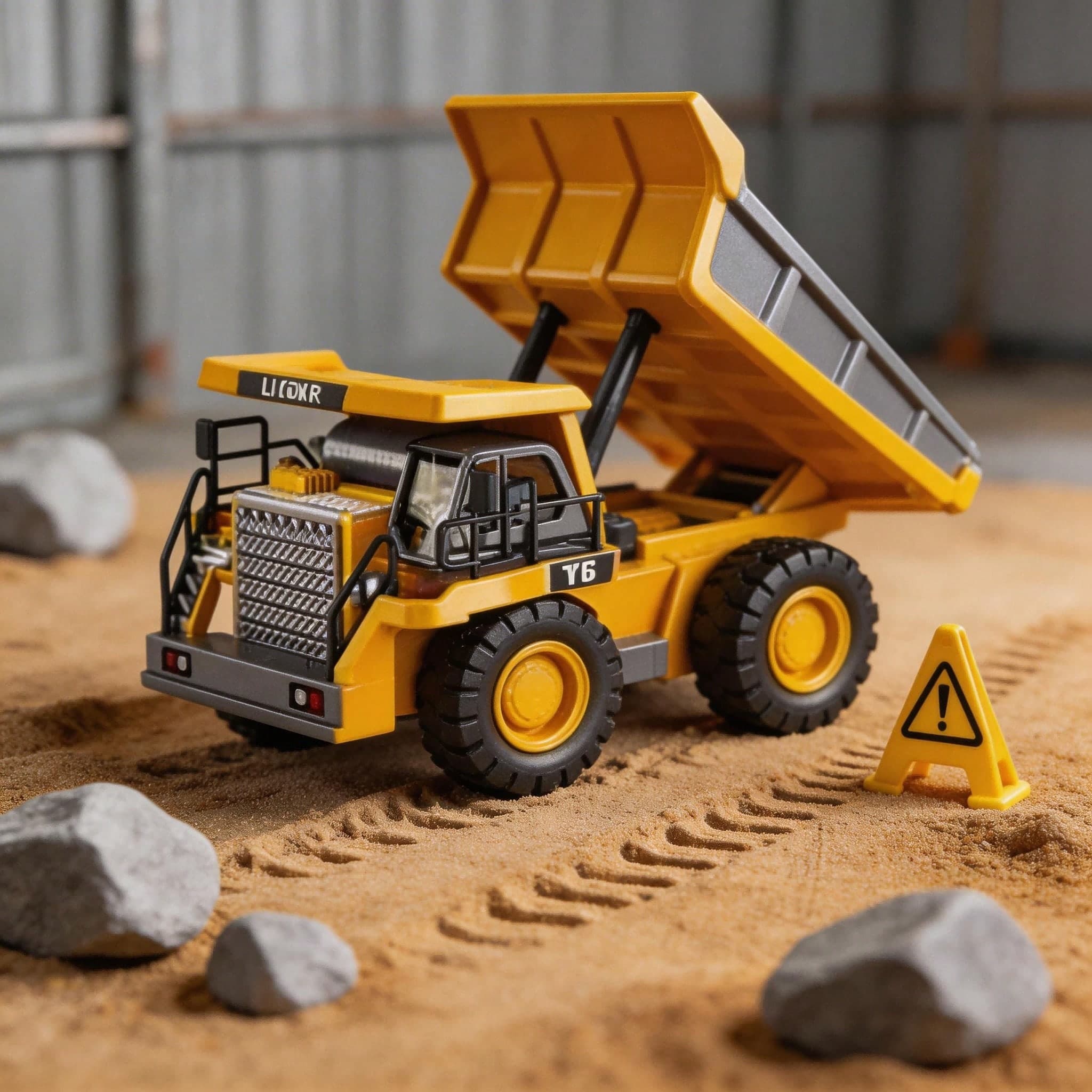 Durable Dump Truck Toy, Construction Vehicle With