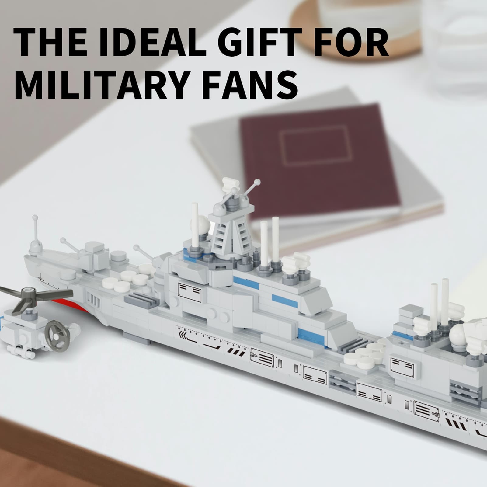 Warship Building Toy Movable Parts STEM Toys image 12