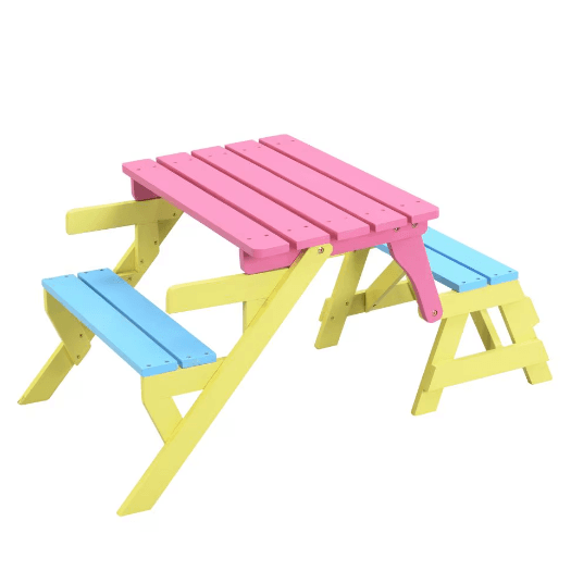 KID'S MULTI-FUNCTIONAL ARM CHAIR,TABLE 2 BENCHES image 5