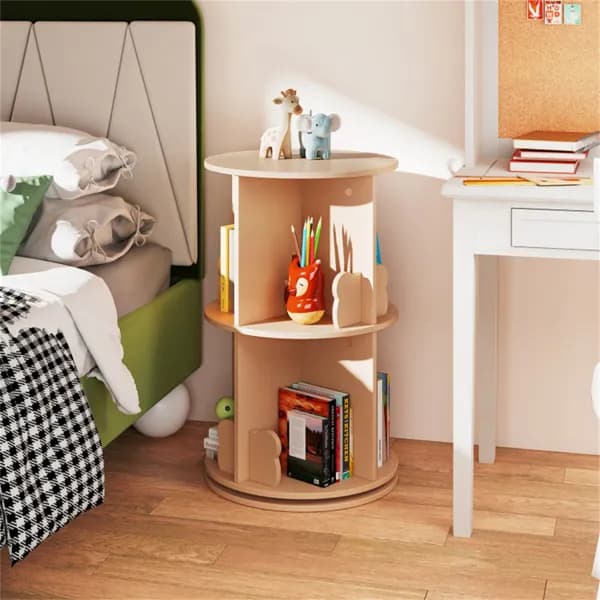 2-Tier Kids Rotating Bookshelf - Display For image 10