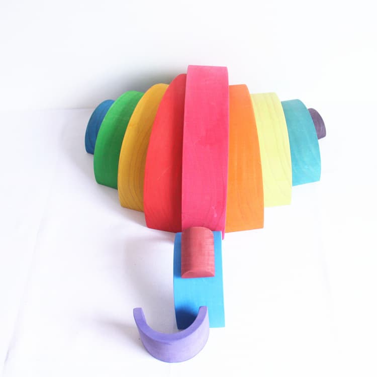 Jigsaw Puzzle Large 12-piece Arch Bridge Rainbow image 10