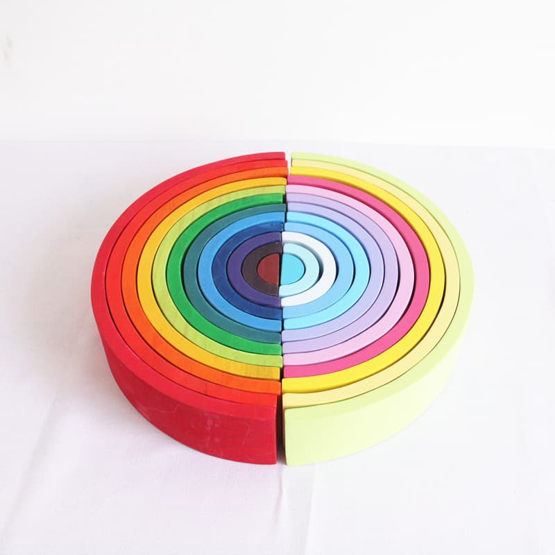 Jigsaw Puzzle Large 12-piece Arch Bridge Rainbow image 9