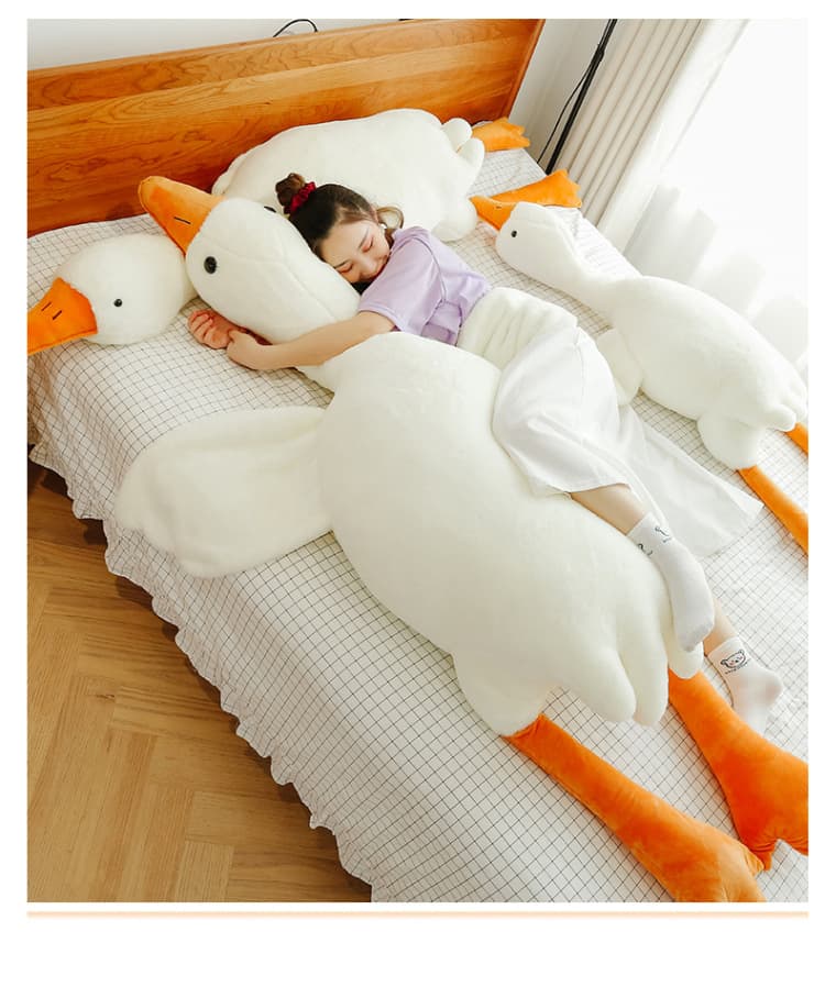 Cute Big White Geese Pillow Plush Toy image 3
