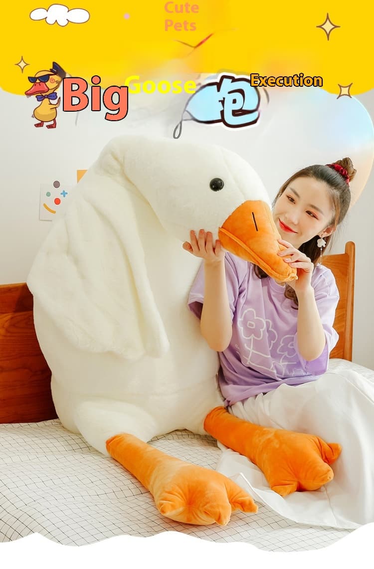 Cute Big White Geese Pillow Plush Toy image 4
