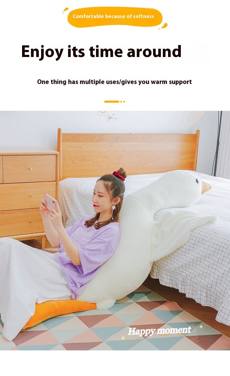 Cute Big White Geese Pillow Plush Toy image 5