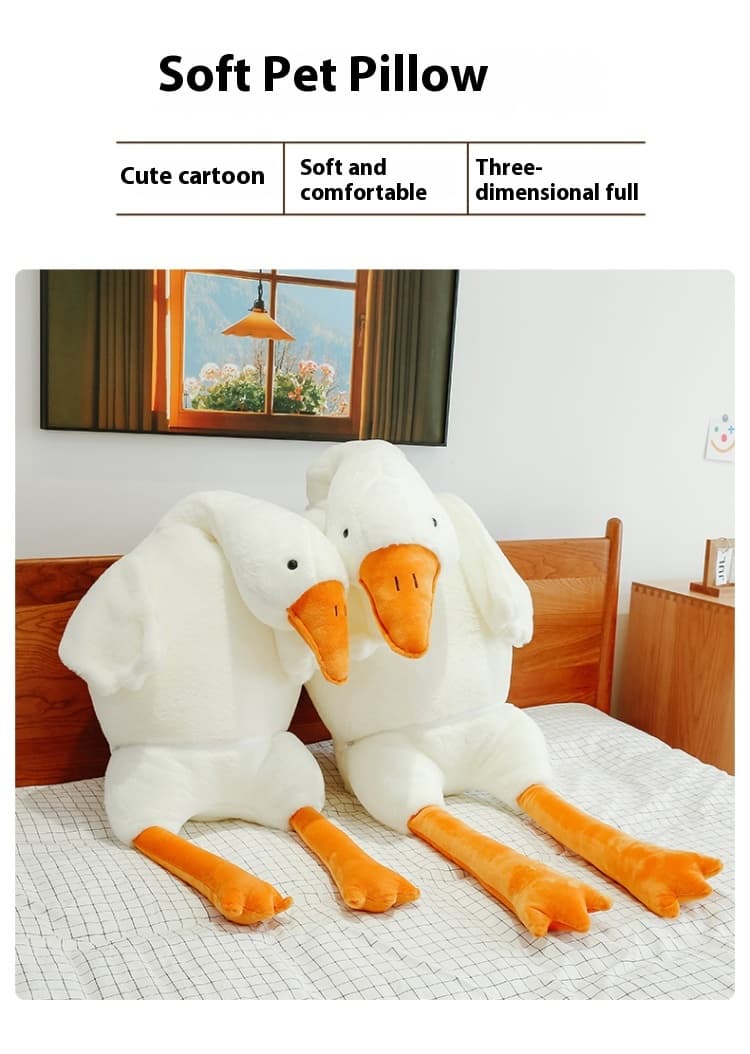 Cute Big White Geese Pillow Plush Toy image 7