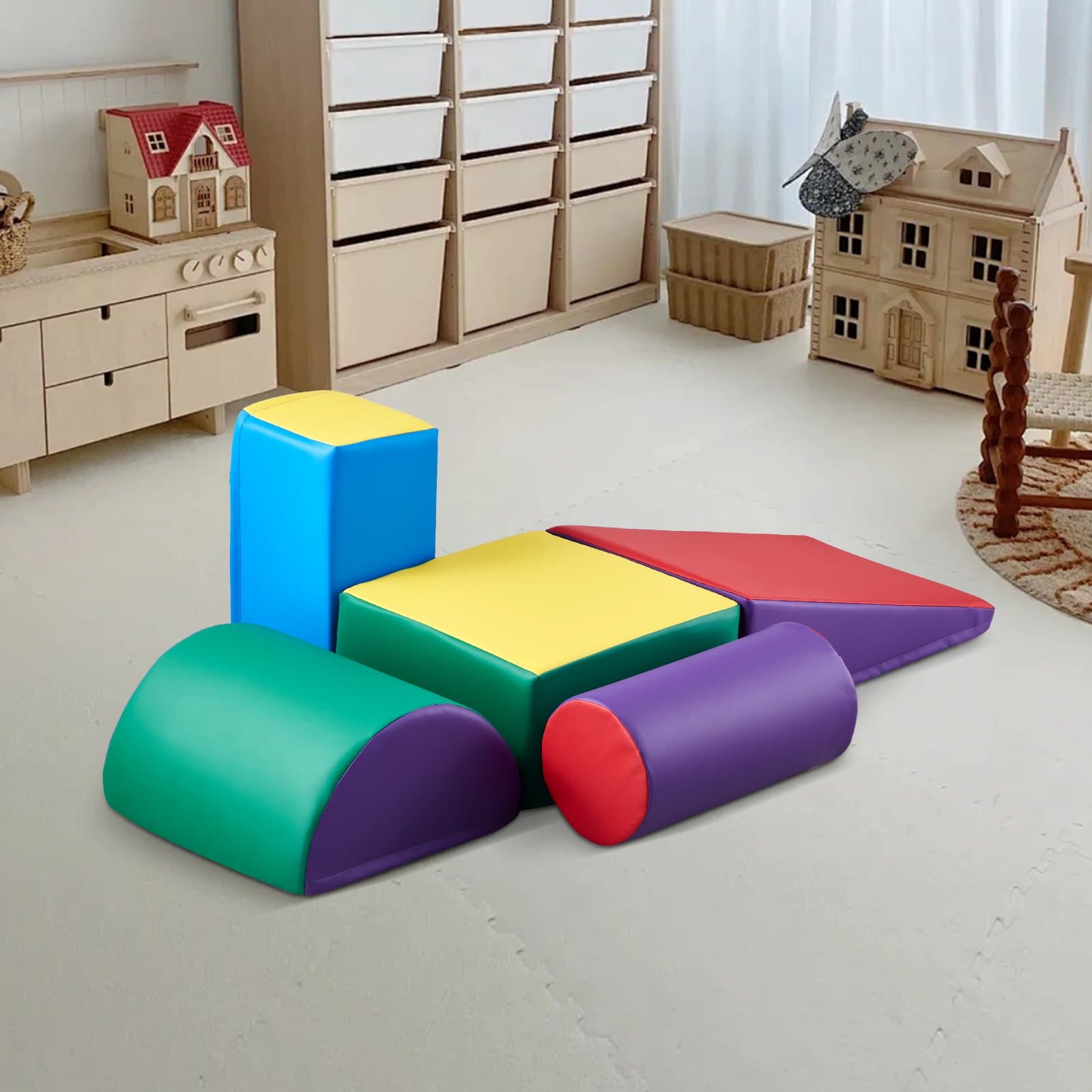 Climbing Toys 5 Piece Foam Climbing Blocks image 2