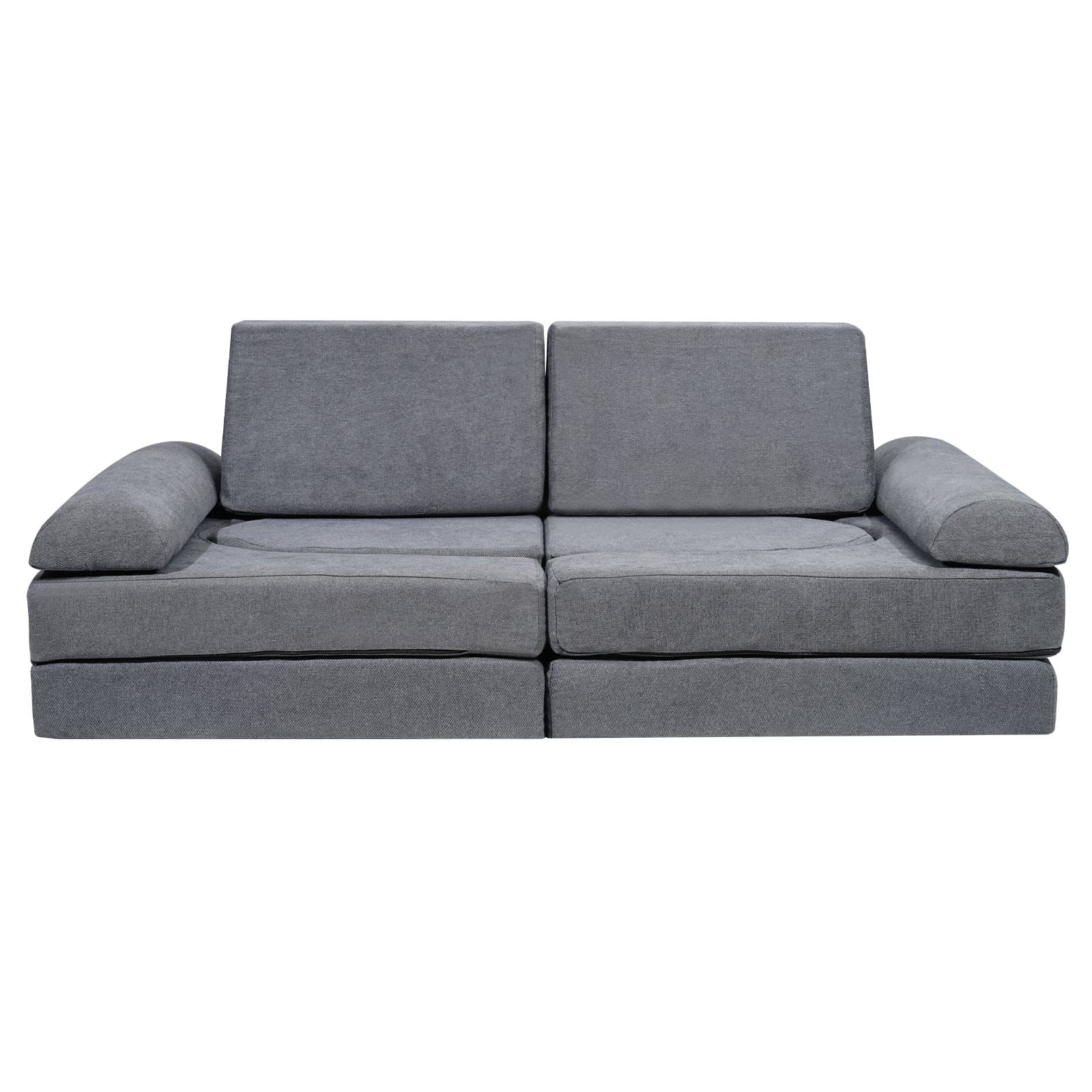 Kids Couch, 10Pcs Modular Kids Play Couch image 2