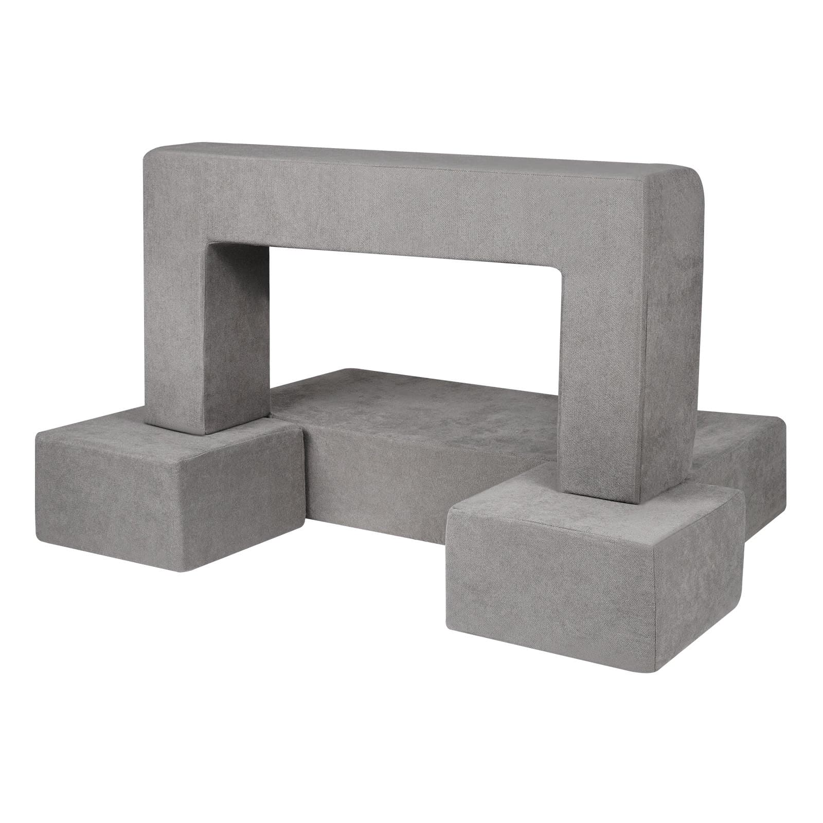 Kids Couch, 4Pcs Modular Kids Play Couch image 2