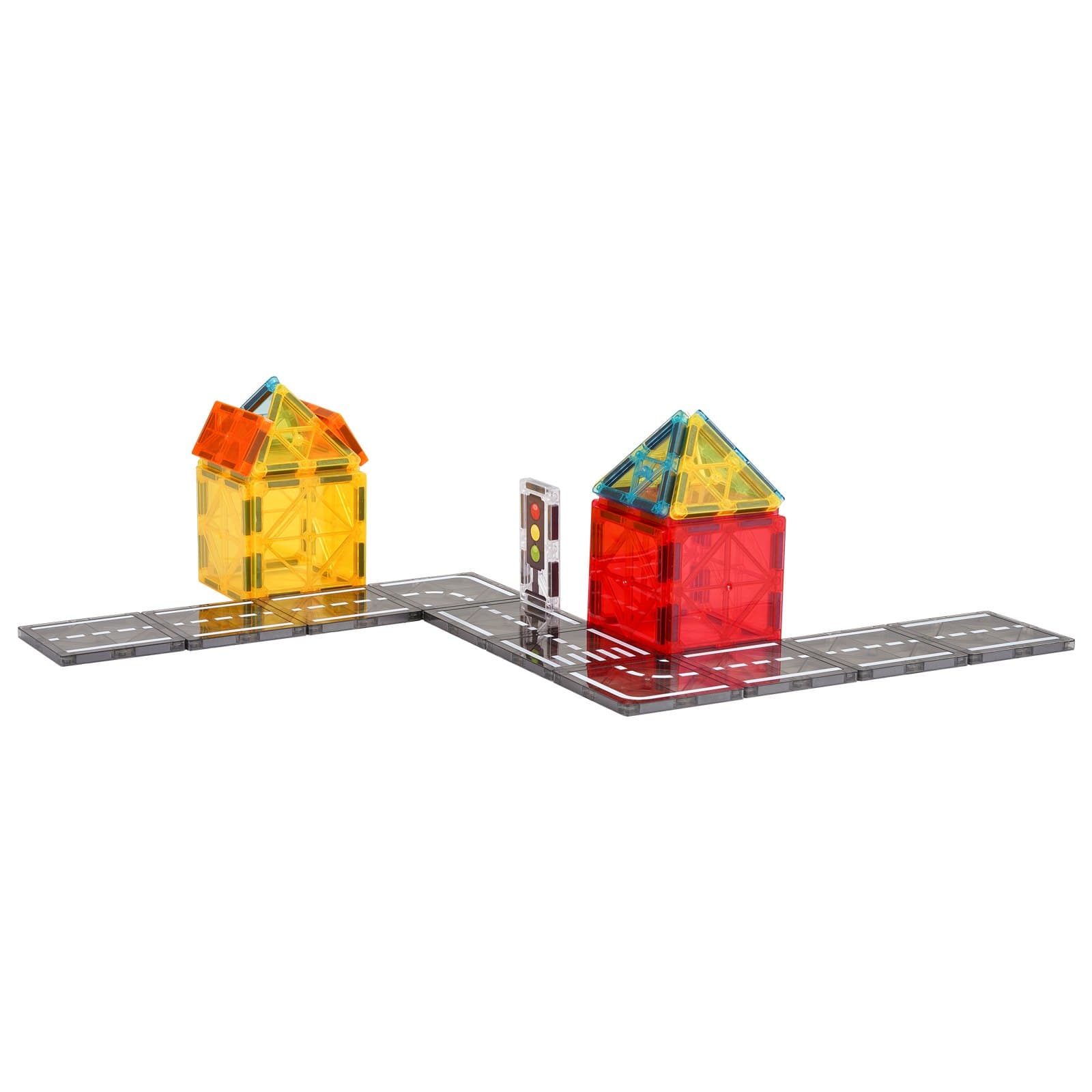 Magnetic Tiles, 56 PCS Magnetic Road Building image 2