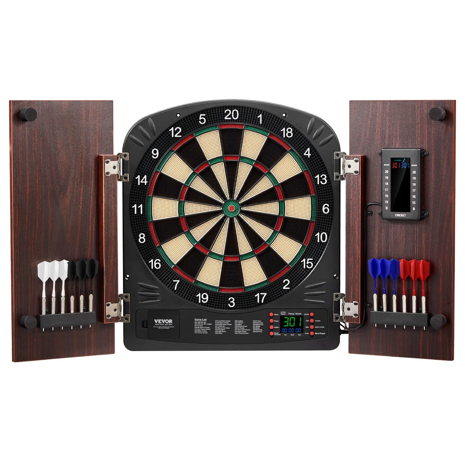 Dartboard And Cabinet Set, Ready-to-Play Bundle Dartboard image 2