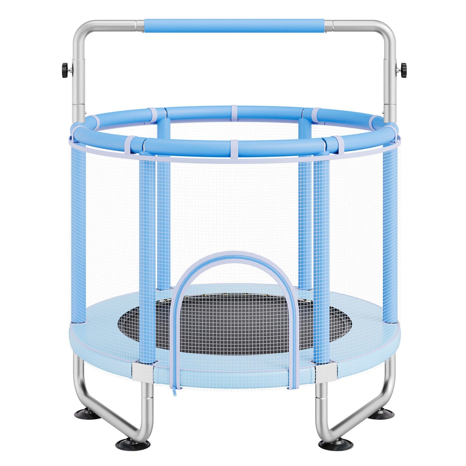 55" Kids Trampoline, 4.6FT Indoor Outdoor Trampoline image 2