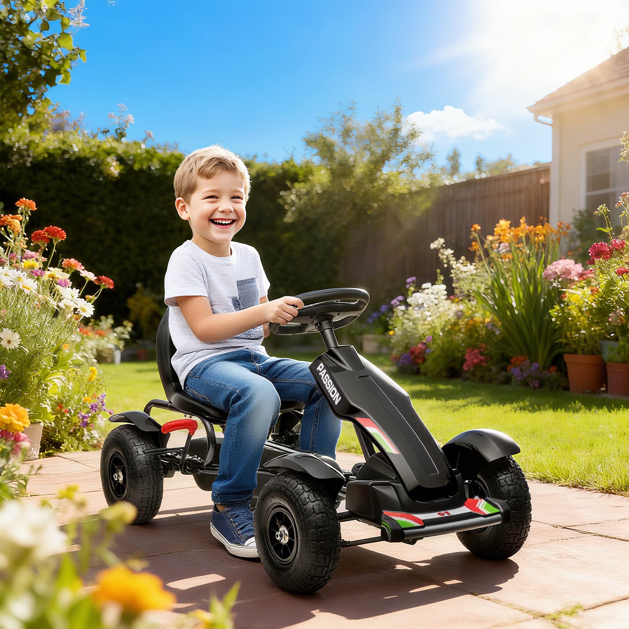 Kids Pedal Go Kart, Outdoor Ride on image 2