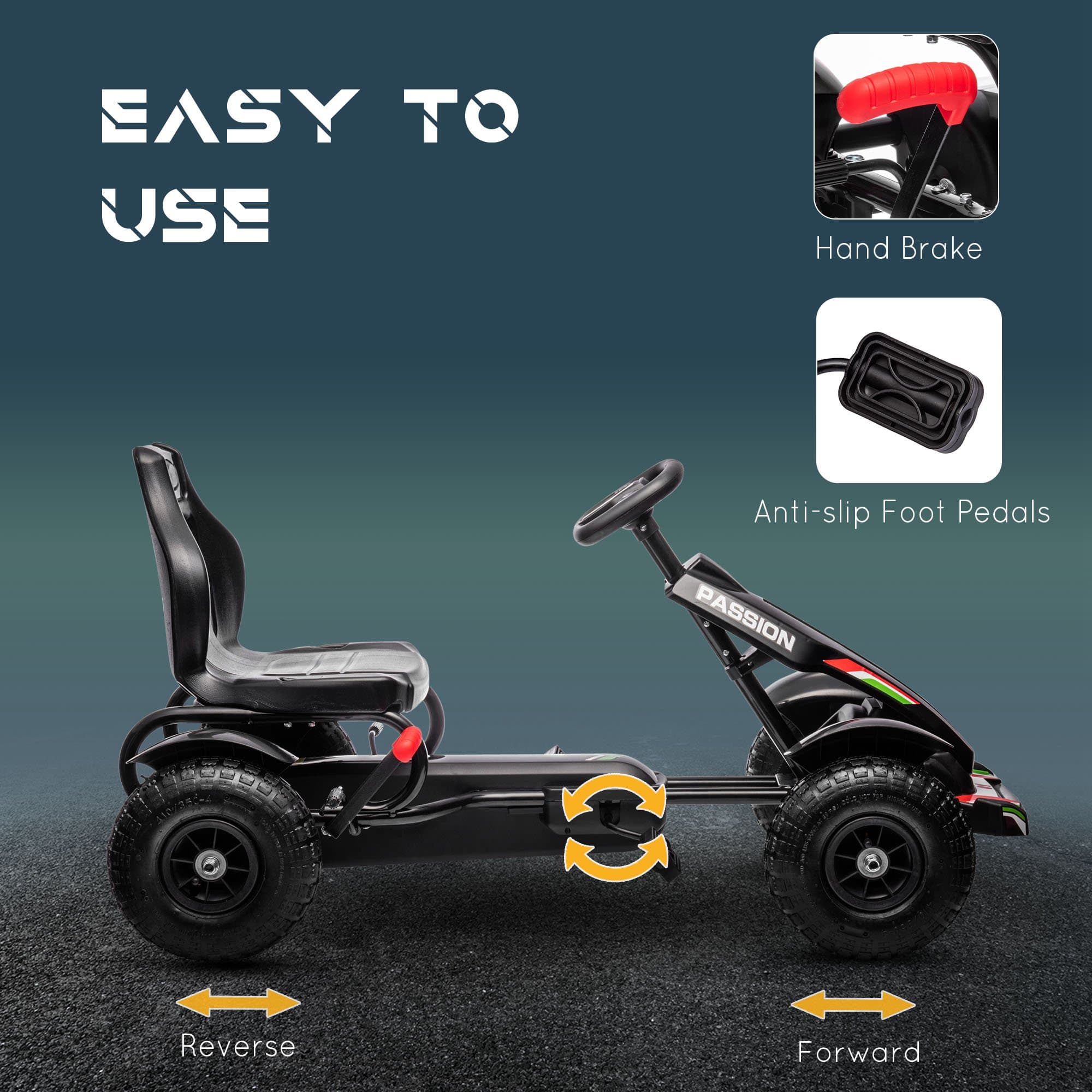 Kids Pedal Go Kart, Outdoor Ride on image 5