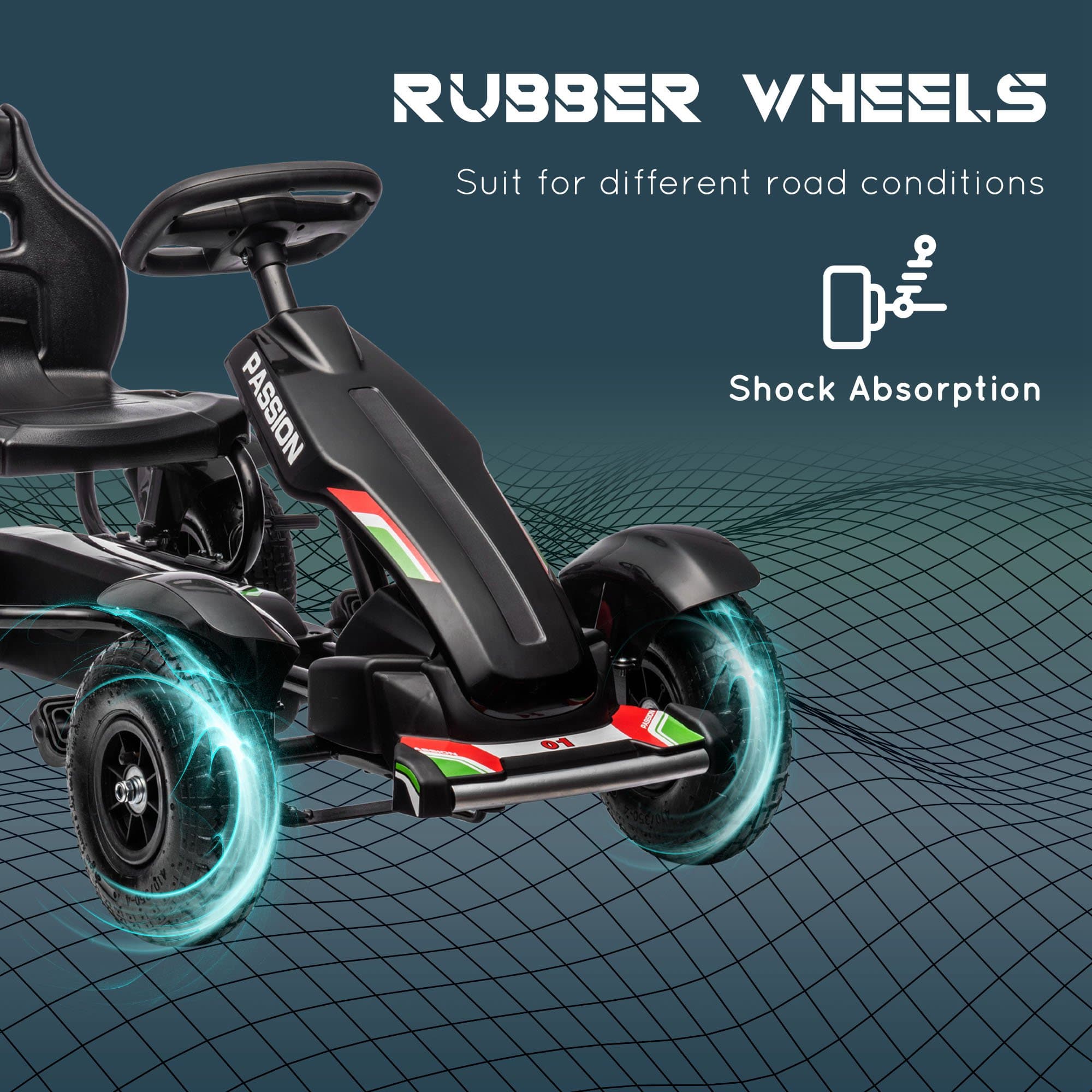 Kids Pedal Go Kart, Outdoor Ride on image 6