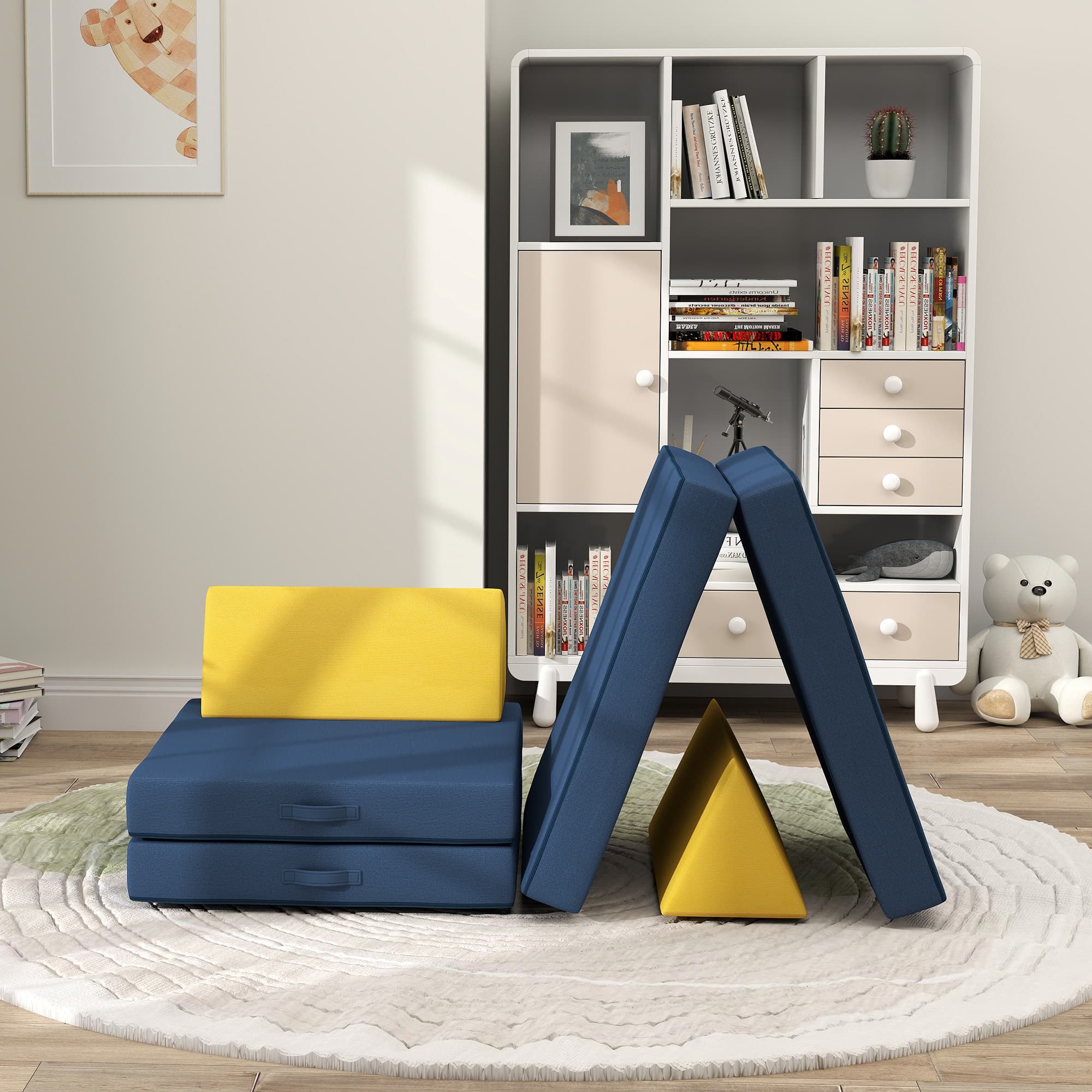 6 Pieces Foam Climbing Blocks for Toddlers image 8