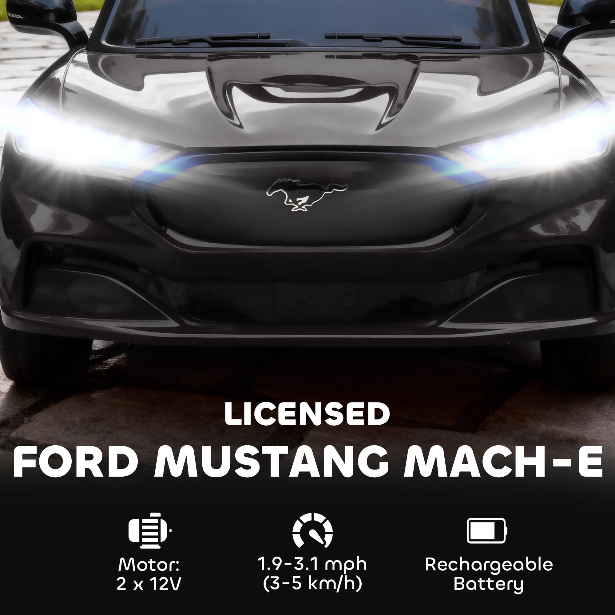 12V Kids Ride On Car, Licensed Ford image 4