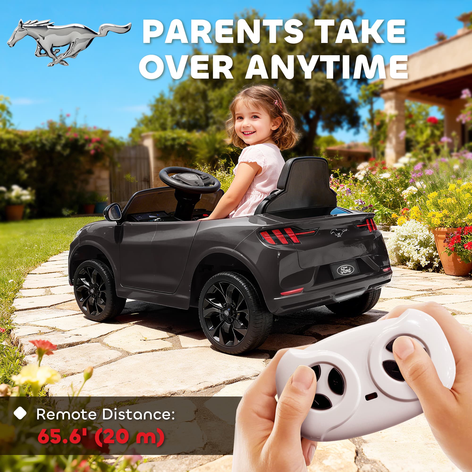 12V Kids Ride On Car, Licensed Ford image 5