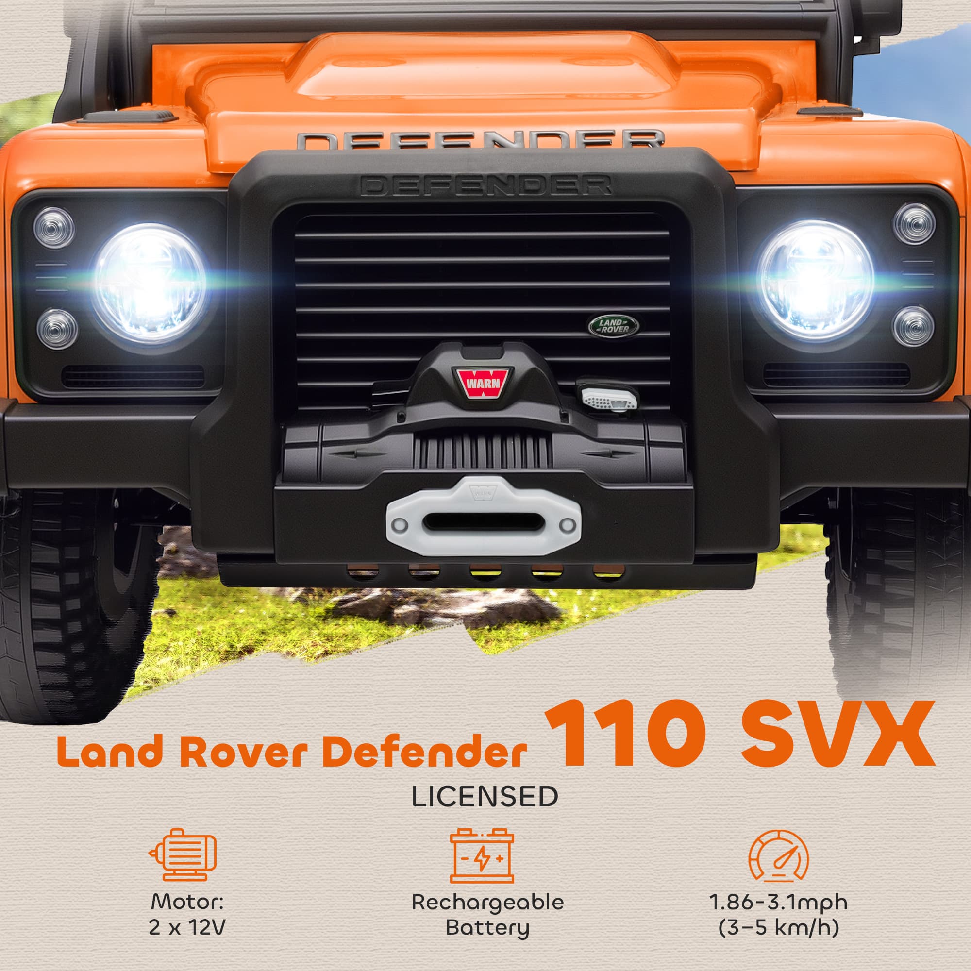 Land Rover Licensed Electric Car for Kids image 4