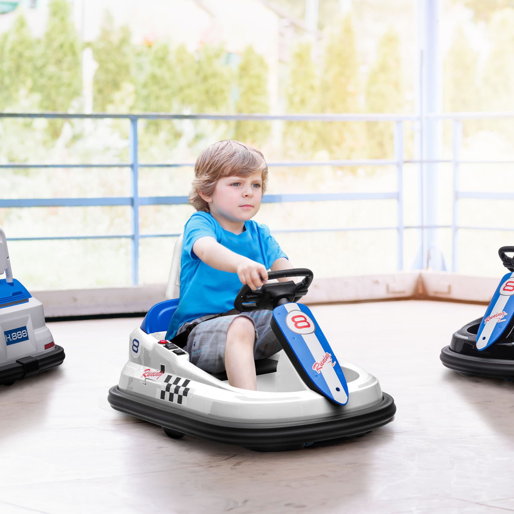 Bumper Car for Kids, 360° Rotation 6V image 2